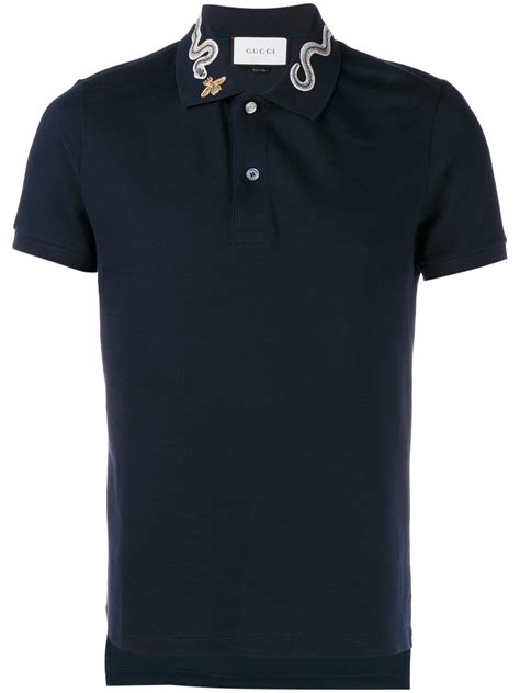 gucci men's bee polo|Gucci snake and bee polo.